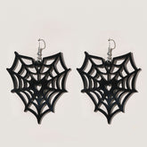 Exaggerated Spider Web Earrings